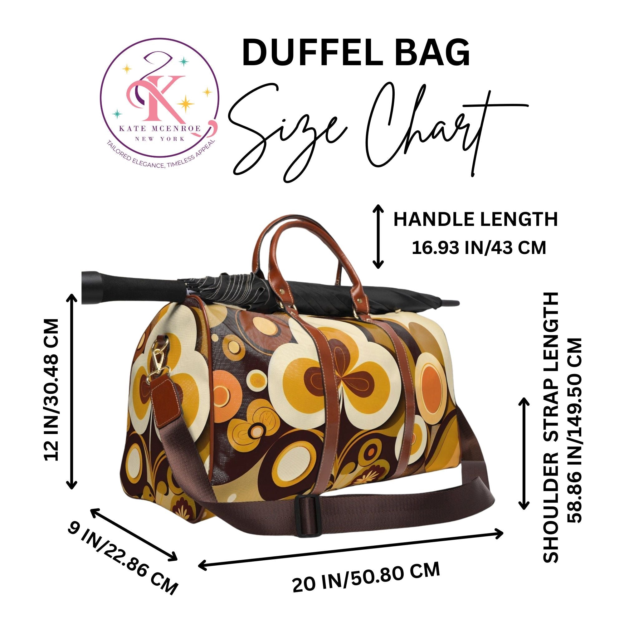 Kate McEnroe New York 60s Mid Mod Geometric Retro Travel Bag, MCM 70s Groovy, Hippie Bold Abstract Duffel Bag, Mid Century Modern Carry on Bag - 123481223Duffel Bags30499778719530606373
