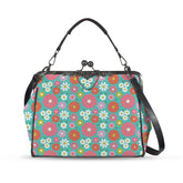 Kate McEnroe New York 60s Mod Daisy Flower Power Kisslock HandbagCrossbody BagsD3275447