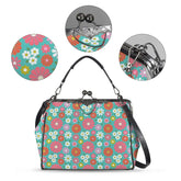 Kate McEnroe New York 60s Mod Daisy Flower Power Kisslock HandbagCrossbody BagsD3275447