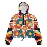 Kate McEnroe New York 70s Flower Power Retro Women’s cropped windbreakerJackets3842938_15794