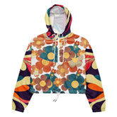 Kate McEnroe New York 70s Flower Power Retro Women’s cropped windbreakerJackets3842938_15800