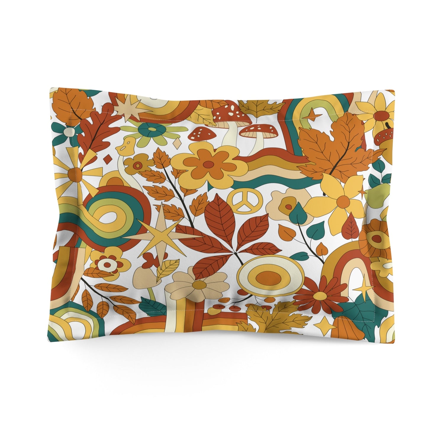 Kate McEnroe New York 70s Groovy Hippie Mid Century Modern Retro Pillow ShamPillow Shams33282753467178514022