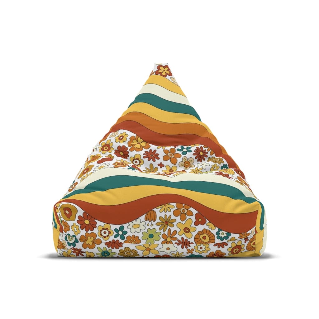 Kate McEnroe New York 70s Groovy Hippie Retro Bean Bag Chair Cover 