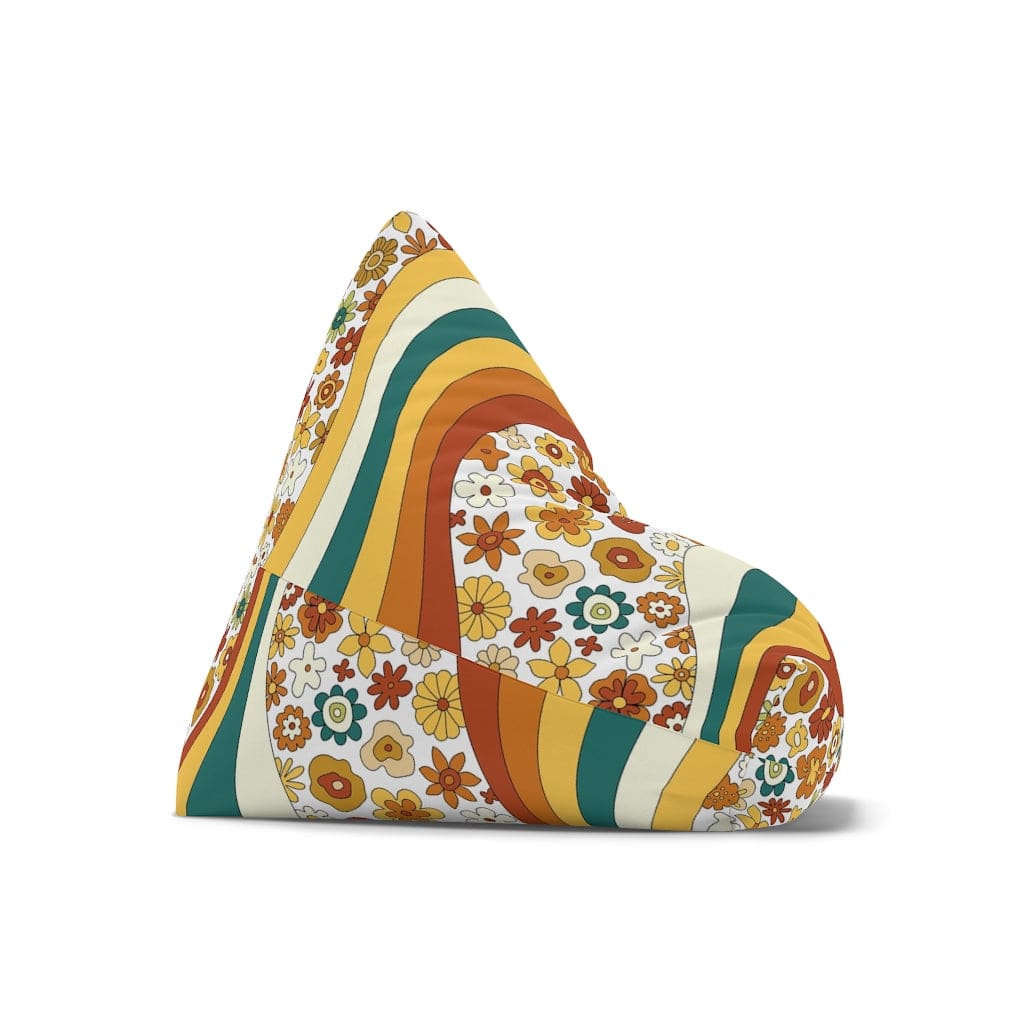 Kate McEnroe New York 70s Groovy Hippie Retro Bean Bag Chair Cover 