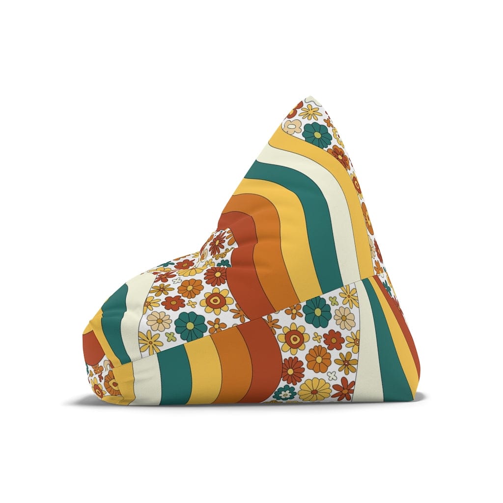 Kate McEnroe New York 70s Groovy Hippie Retro Bean Bag Chair Cover 