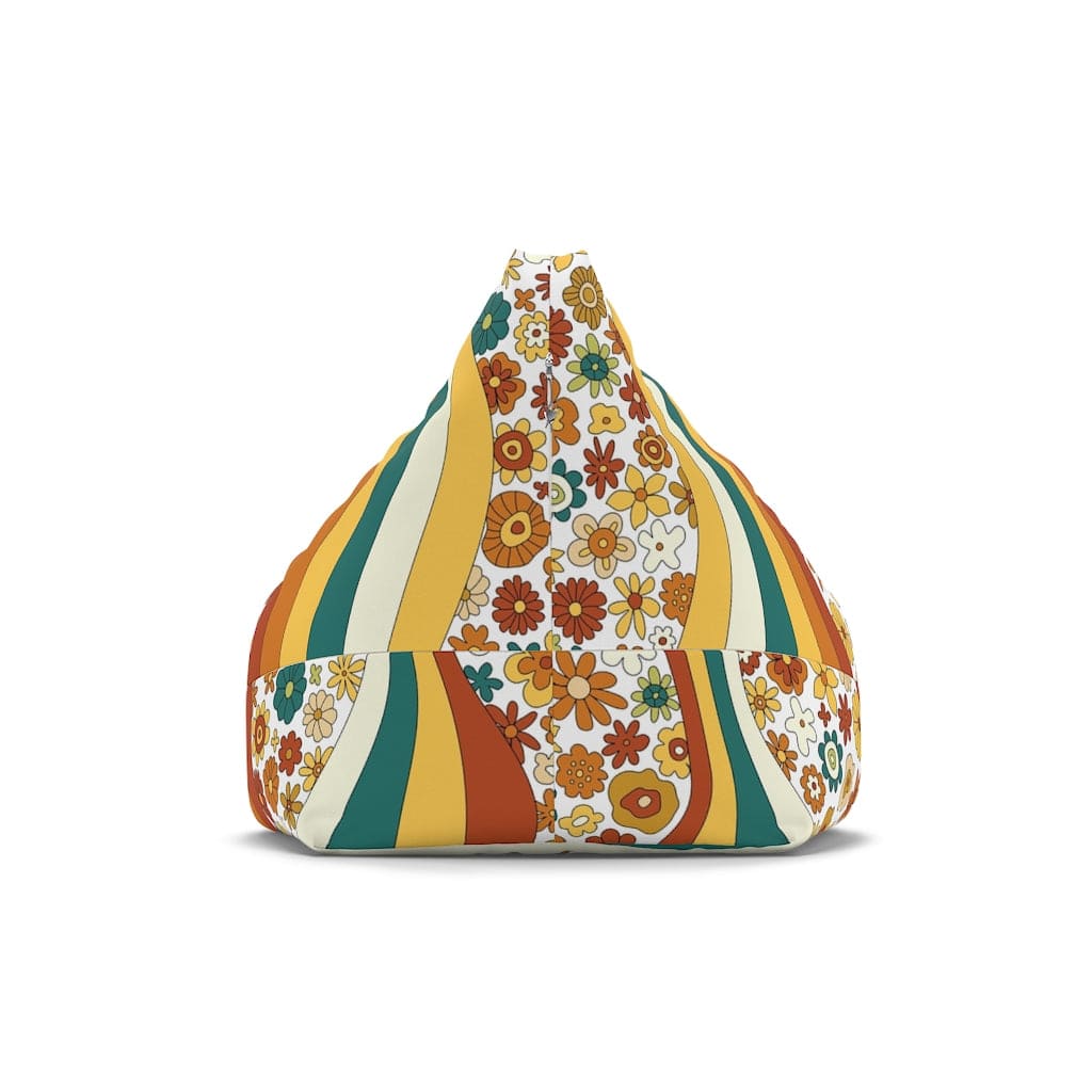 Kate McEnroe New York 70s Groovy Hippie Retro Bean Bag Chair Cover 