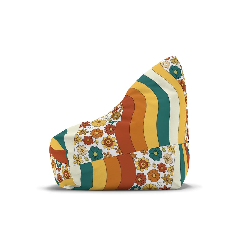 Kate McEnroe New York 70s Groovy Hippie Retro Bean Bag Chair Cover 
