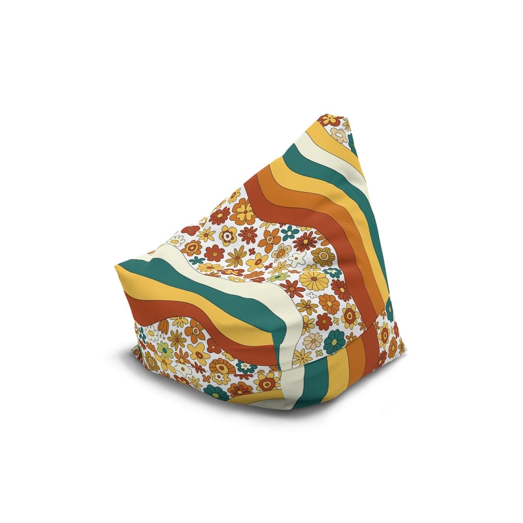 Kate McEnroe New York 70s Groovy Hippie Retro Bean Bag Chair Cover 