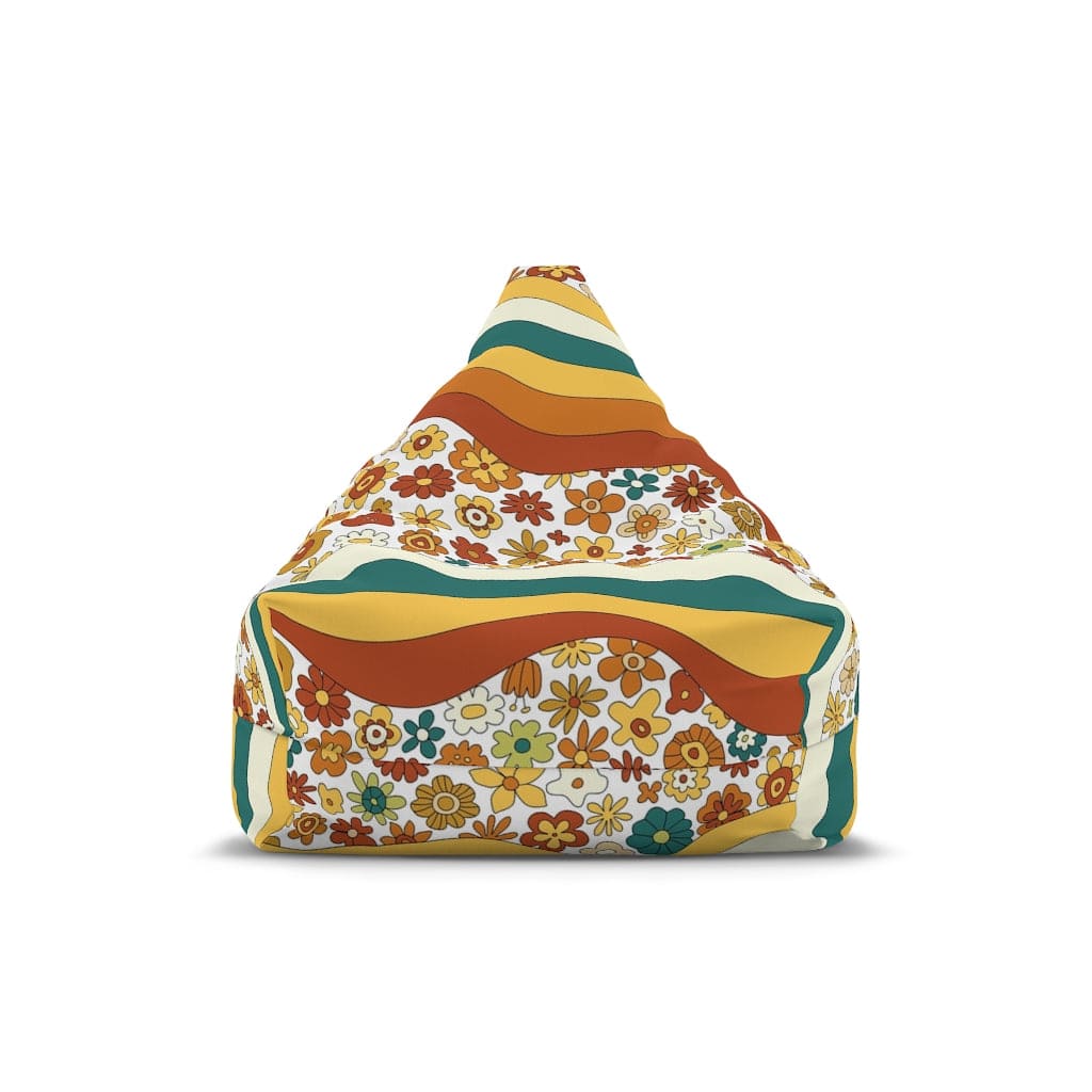 Kate McEnroe New York 70s Groovy Hippie Retro Bean Bag Chair Cover 