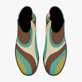 Kate McEnroe New York 70s Groovy Swirl Ankle Boots Retro Mod Wave BootiesAnkle Bootsm2l3lhk1_001