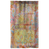 Kate McEnroe New York 70s Mid Century Modern Trippy Floral Window CurtainsWindow Curtains19132690211608128814