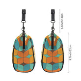 Kate McEnroe New York 70s Mod Kiss Lock Purse Retro Geometric Vintage HandbagCrossbody BagsD3274943