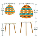 Kate McEnroe New York 70s Retro Geometric Mid Century Modern Nesting Tables, Set of 2Nesting TablesdlbYA9DJ4d