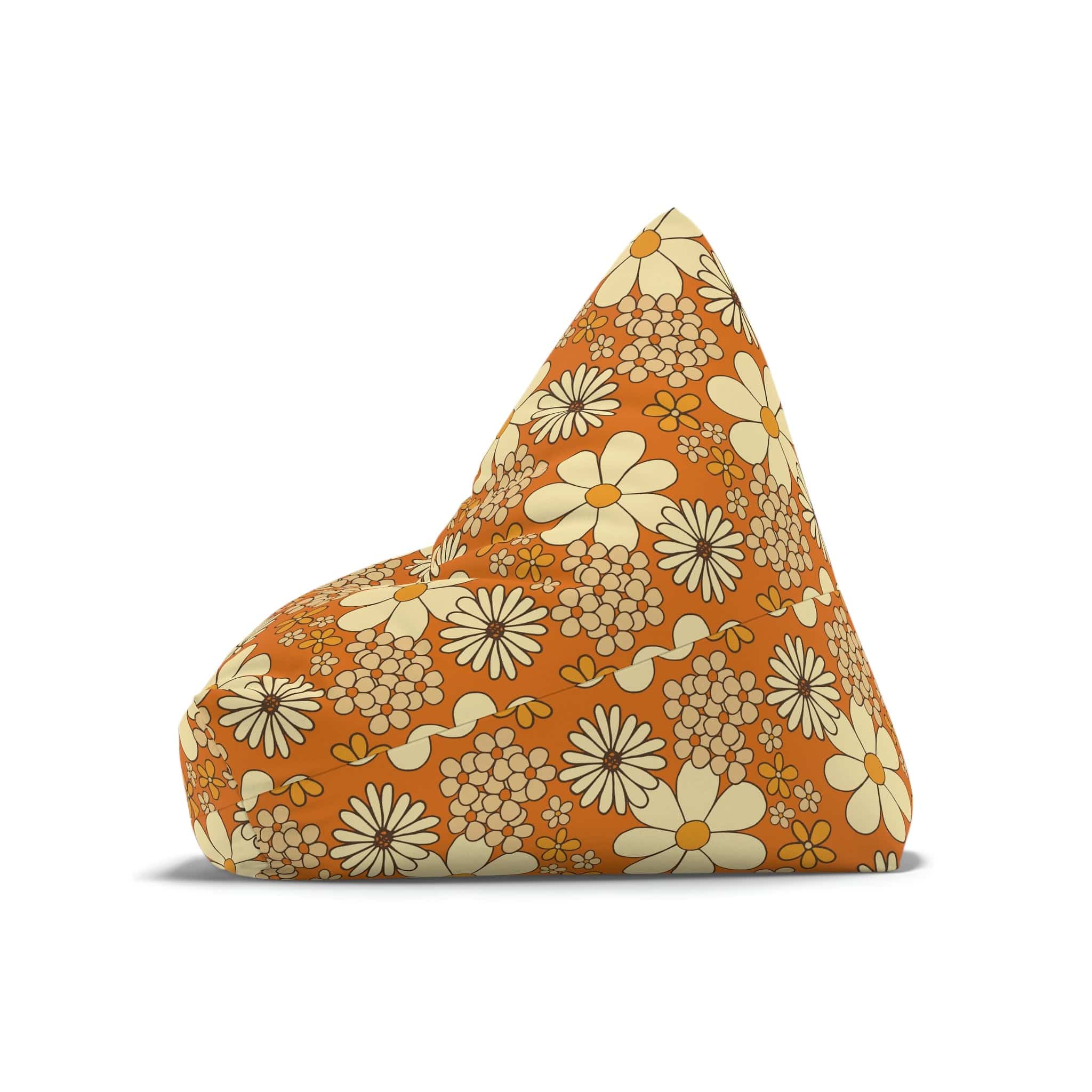 Kate McEnroe New York 70s Retro Groovy Hippie Floral Bean Bag Chair CoverBean Bag Chair Covers17225241142698463521
