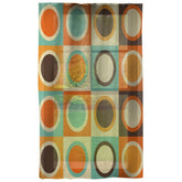 Kate McEnroe New York 70s Retro Mid Mod Bold Geometric Circles Window CurtainsWindow Curtains50x84 - SinglePanel