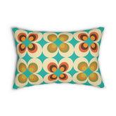 Kate McEnroe New York 70s Retro Mid Mod Daisy Lumbar Pillow, Mid Century Modern Flower Power PillowLumbar Pillows13973853652337294619