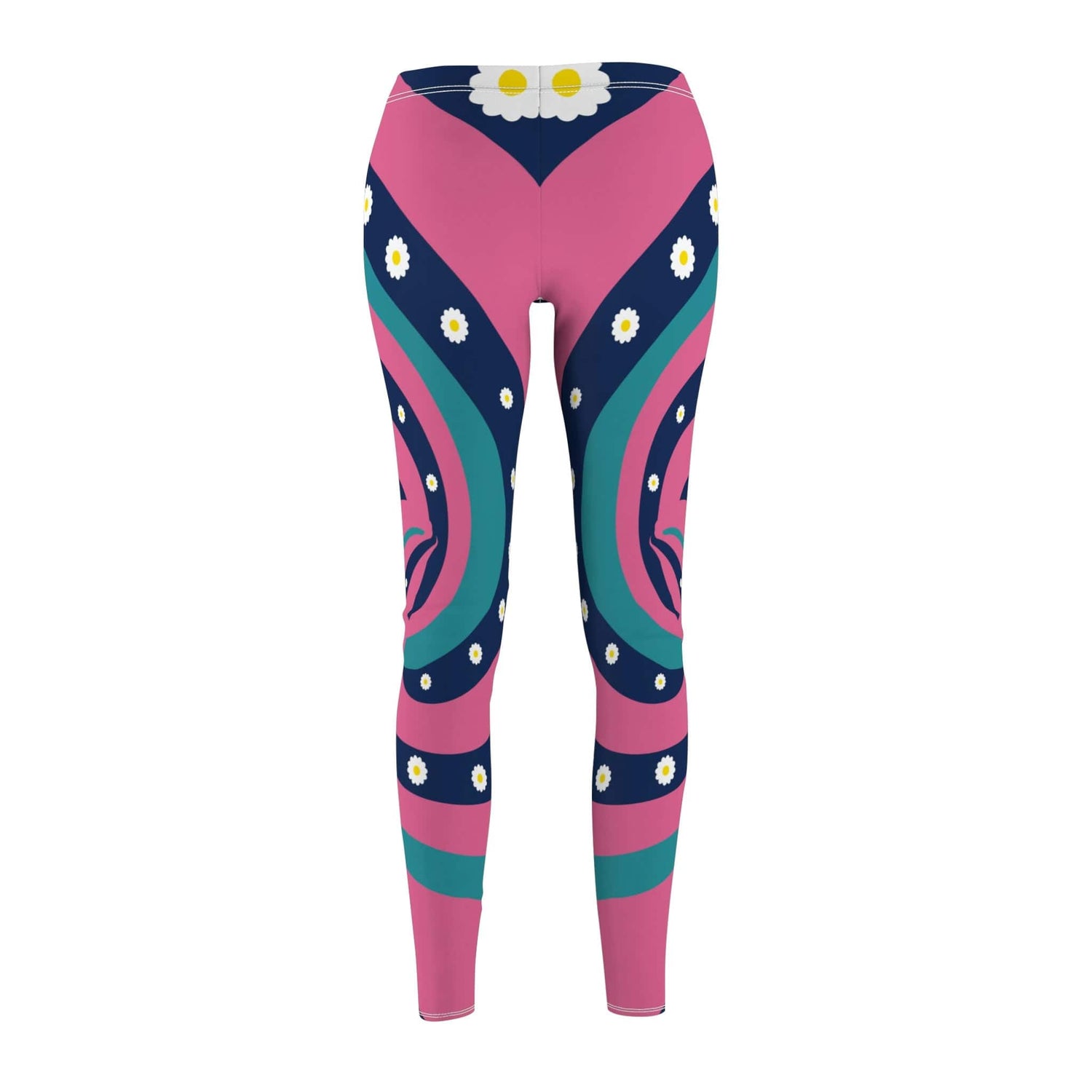 Kate McEnroe New York 70s Retro Psychedelic Groovy Swirl Flower Power Yoga LeggingsLeggings78158986891170229088