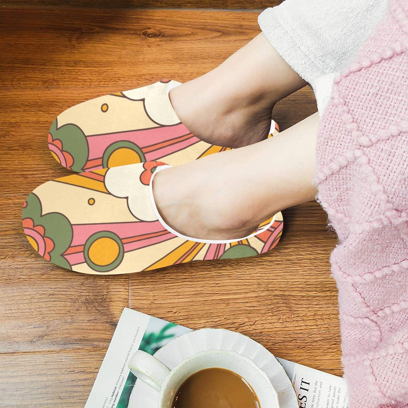 Kate McEnroe New York 70s Retro Sunshine Bedroom Slippers - 881623SlippersD2855566