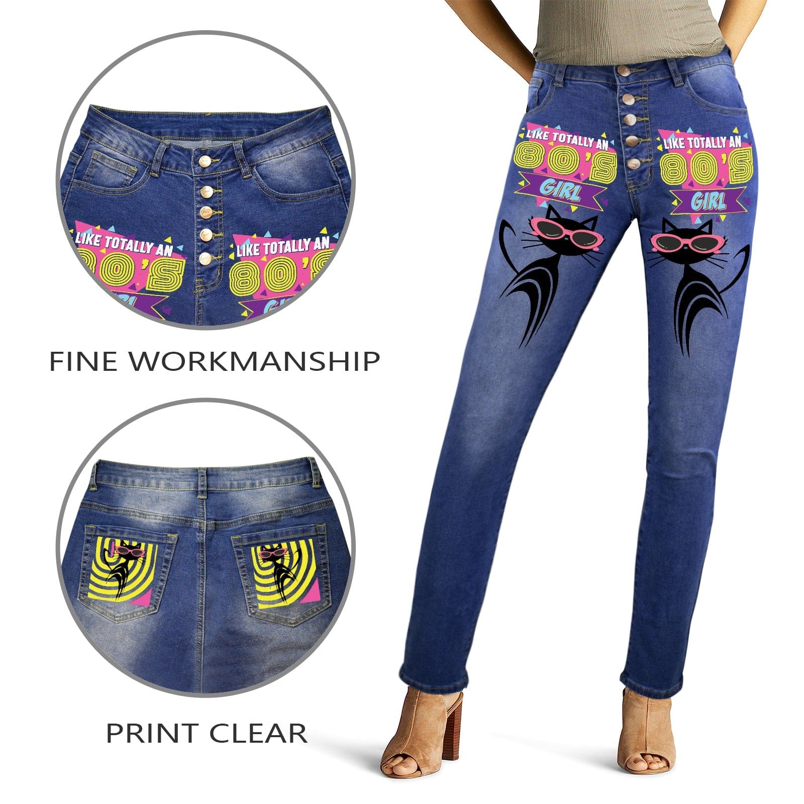 Latest fashion ladies jeans 2019