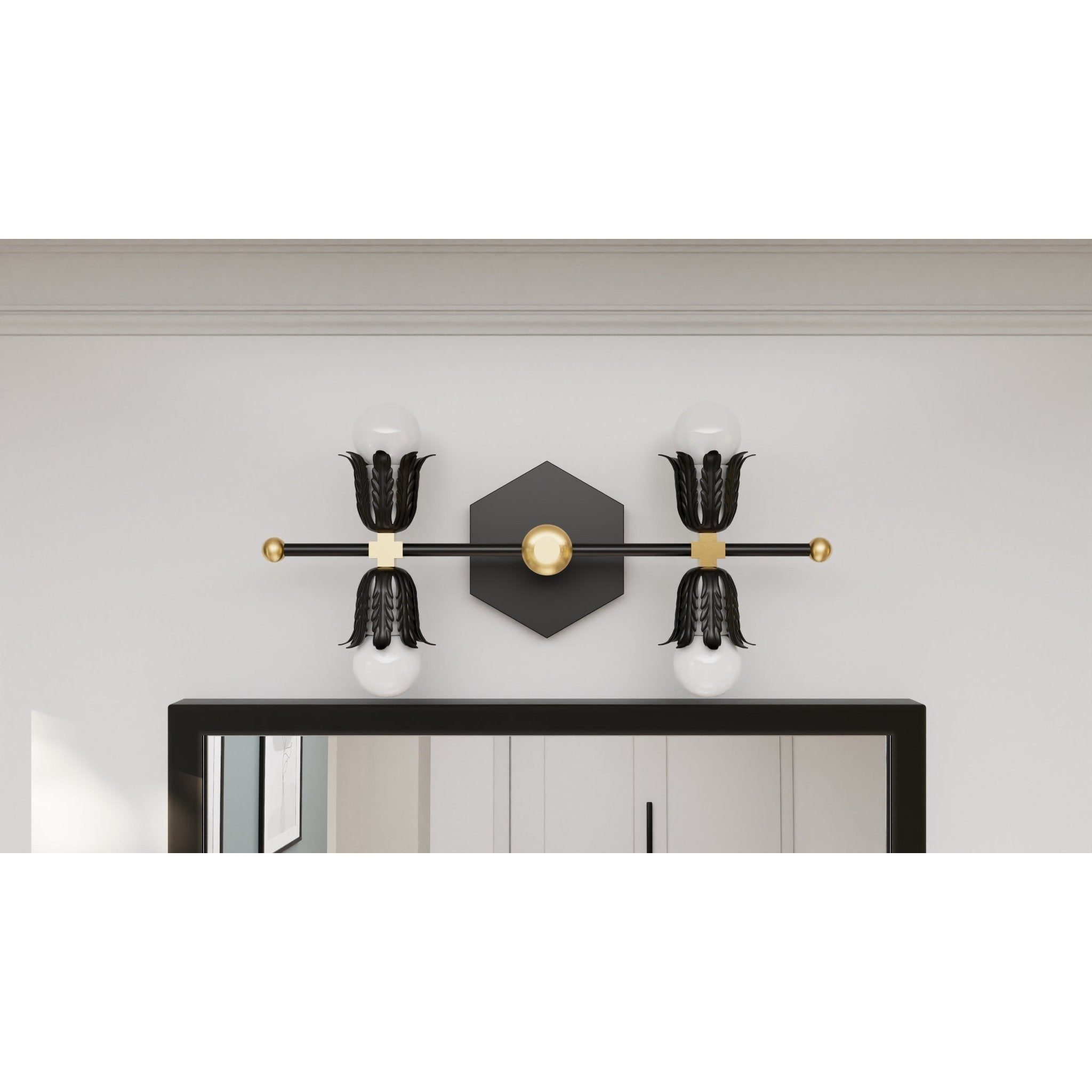 Kate McEnroe New York Alice - Four Light Bathroom VanityWall Sconce343 - BB