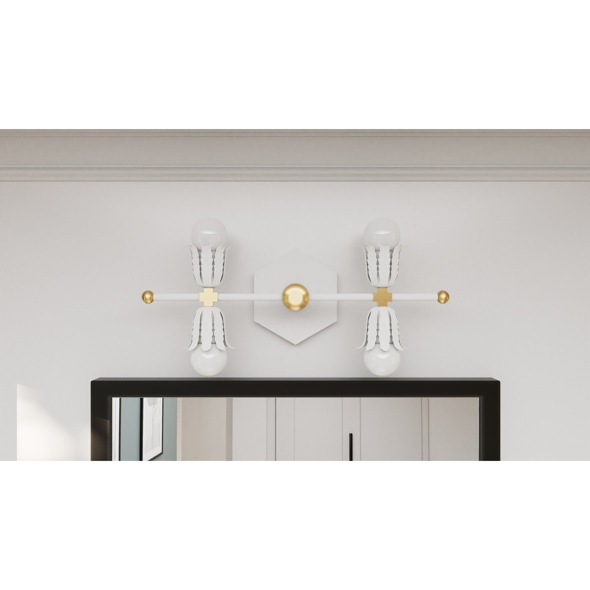 Kate McEnroe New York Alice - Four Light Bathroom VanityWall Sconce343 - MWB