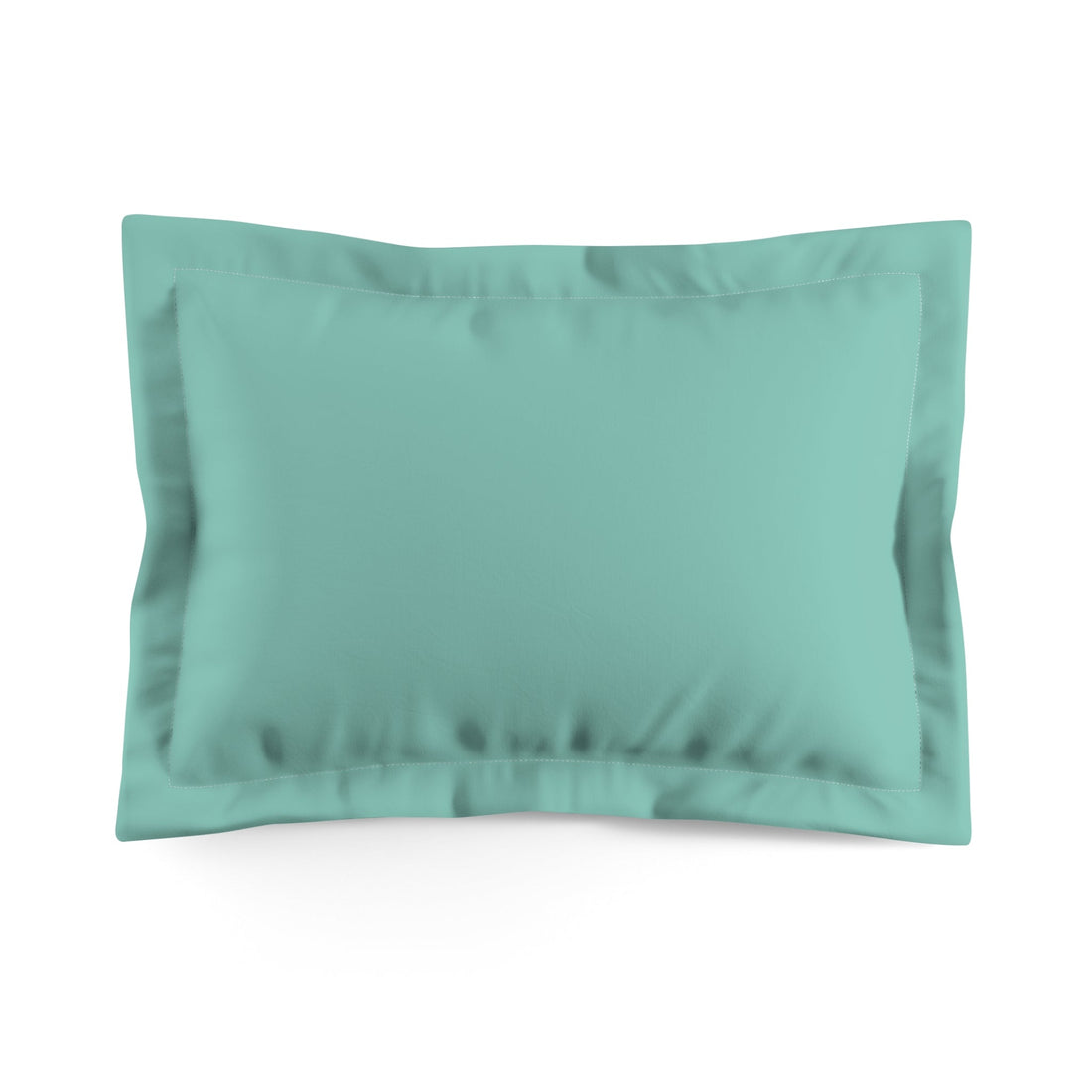 Kate McEnroe New York Aqua Mid Century Modern Pillow Sham, Retro Solid Color Bedding AccentPillow Shams27472392654947570489