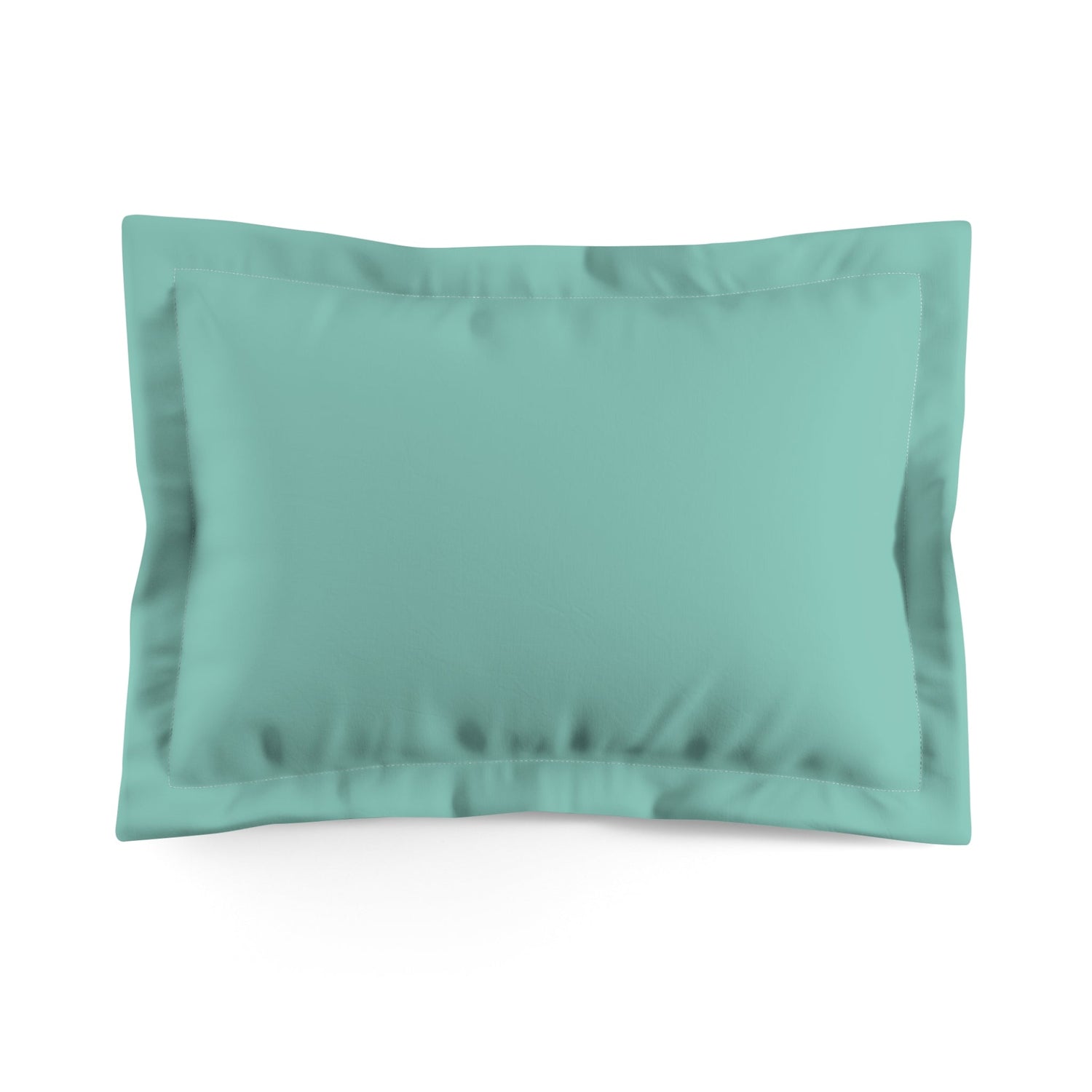 Kate McEnroe New York Aqua Mid Century Modern Pillow Sham, Retro Solid Color Bedding AccentPillow Shams27472392654947570489