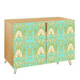 Kate McEnroe New York Art Deco Credenza, Mid Century Modern Geometric Sideboard, 1920s Glam Storage CabinetStorage CabinetsAaUdcK1Mme
