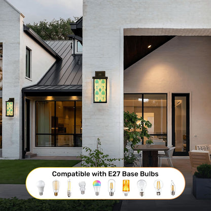 Kate McEnroe New York Art Deco Outdoor Wall Sconce, Vintage 1920s Style Porch Wall LightOutdoor Wall LightsG6jhH0tXFM