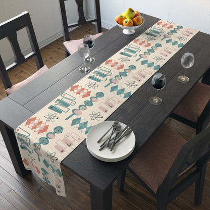 Kate McEnroe New York Atomic 1950s Mid Century Modern Retro Table RunnerTable Runners50955807987604674782