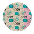 Kate McEnroe New York Atomic Age Boomerang Starburst Rug, 50s Sputnik MCM Aqua Pink Indoor CarpetRugs