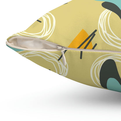 Kate McEnroe New York Atomic Boomerang Mid Century 1950s Throw PillowThrow Pillows29290385967005028844