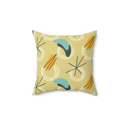 Kate McEnroe New York Atomic Boomerang Mid Century 1950s Throw PillowThrow Pillows30911949949396859574