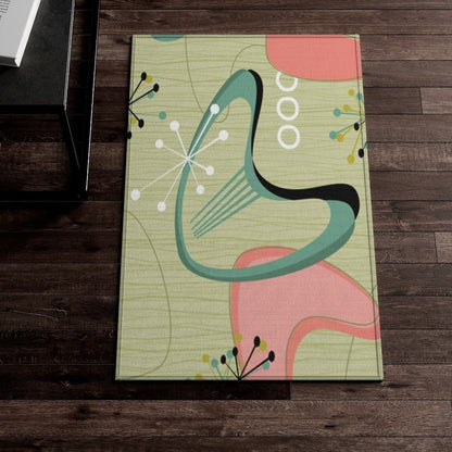 Kate McEnroe New York Atomic Boomerang Mid Century Modern Area RugRugs18774938132495502390