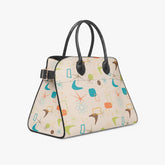 Kate McEnroe New York Atomic Boomerang Mid Century Modern Handbag, Retro Top Handle ToteHandbagscsgcec0e_001