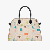 Kate McEnroe New York Atomic Boomerang Mid Century Modern Handbag, Retro Top Handle ToteHandbagscsgcec0e_001