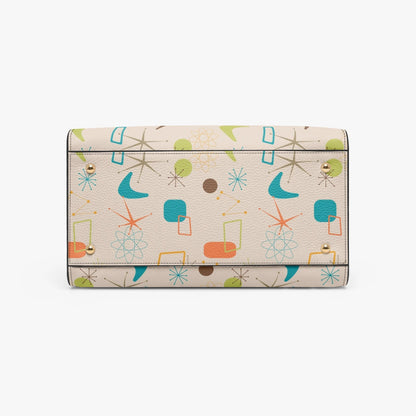 Kate McEnroe New York Atomic Boomerang Mid Century Modern Handbag, Retro Top Handle ToteHandbagscsgcec0e_001