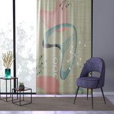 Kate McEnroe New York Atomic Boomerang Mid Century Modern Retro Sheer Window CurtainWindow Curtains45295837281074302009