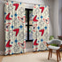 Kate McEnroe New York Atomic Boomerang Mid Century Modern Window CurtainsWindow CurtainsW3D - ATO - RED - SH9