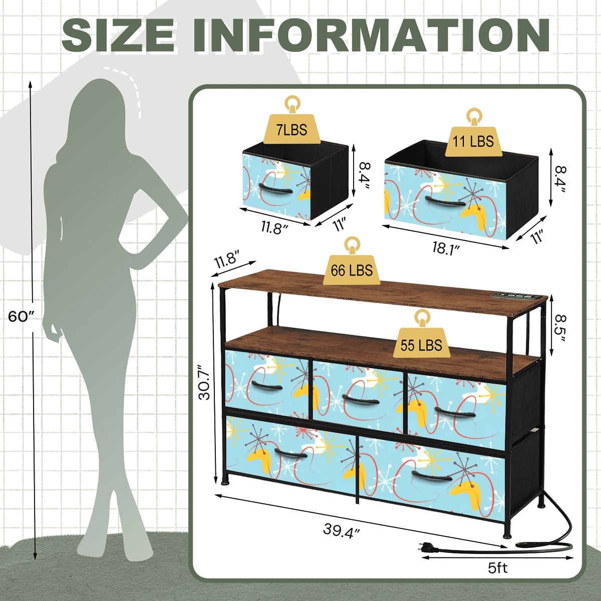 Kate McEnroe New York Atomic Boomerang Starburst TV Stand Retro Mid Century Modern StorageTV StandsG8BsA6dNjA