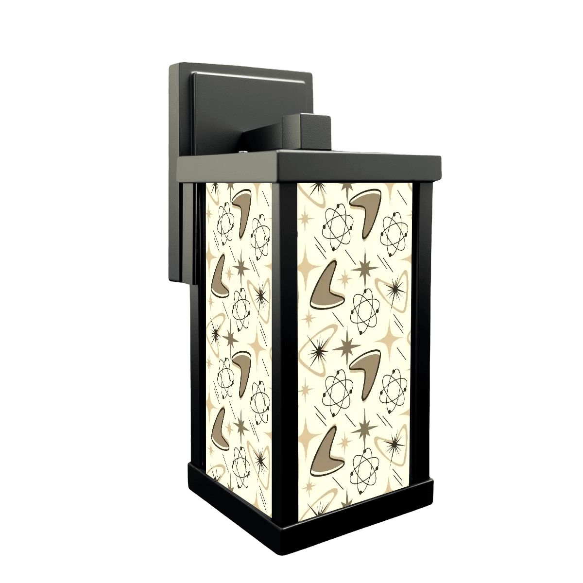 Kate McEnroe New York Atomic Boomerang Starburst Wall Sconce, Mid Century Modern Retro 50s Porch Light,Outdoor Wall Lightszs6B2X3na5