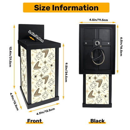 Kate McEnroe New York Atomic Boomerang Starburst Wall Sconce, Mid Century Modern Retro 50s Porch Light,Outdoor Wall Lightszs6B2X3na5