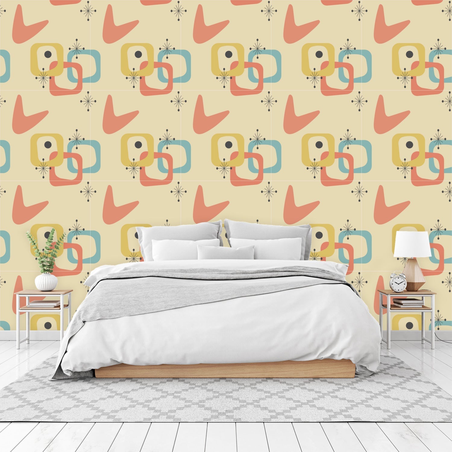 Kate McEnroe New York Atomic Boomerang Wallpaper PanelsWallpaper119669