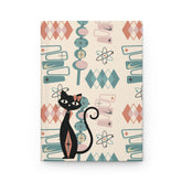 Kate McEnroe New York Atomic Cat 1950s Mid Century Modern Hardcover Journal NotebookJournals96307741083911491249