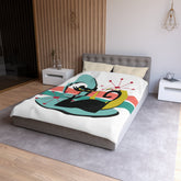 Kate McEnroe New York Atomic Cat 1950s Mid Century Modern Starburst Duvet CoverDuvet Covers12637121585118283526