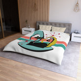 Kate McEnroe New York Atomic Cat 1950s Mid Century Modern Starburst Duvet CoverDuvet Covers12637121585118283526