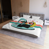 Kate McEnroe New York Atomic Cat 1950s Mid Century Modern Starburst Duvet CoverDuvet Covers12637121585118283526