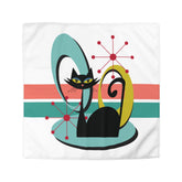 Kate McEnroe New York Atomic Cat 1950s Mid Century Modern Starburst Duvet CoverDuvet Covers83381858693944795233