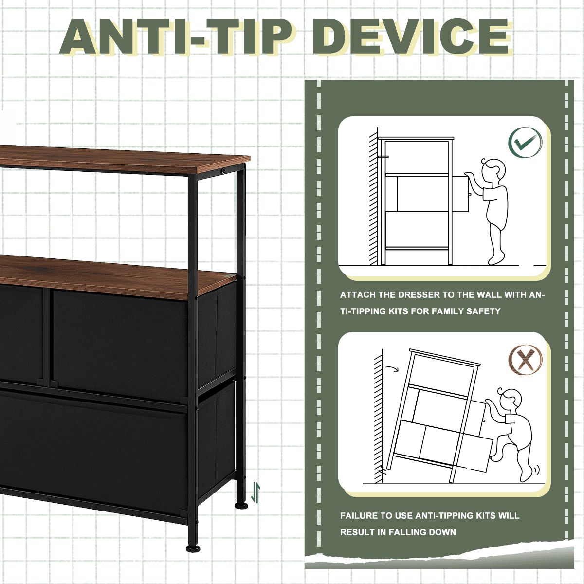 Kate McEnroe New York Atomic Cat 5 - Drawer TV Stand, Mid Century Modern Retro StorageTV Stands79SewOqmz3