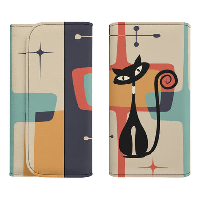 Kate McEnroe New York Atomic Cat 50s Mid Century Modern Trifold Clutch WalletWalletsY5E8GMVN-1